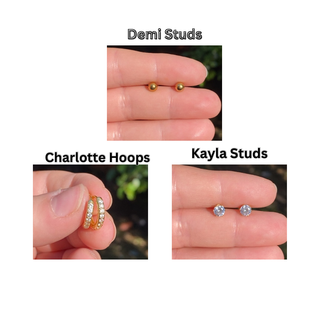 Mega Earring Mystery box - 3 pairs of earrings