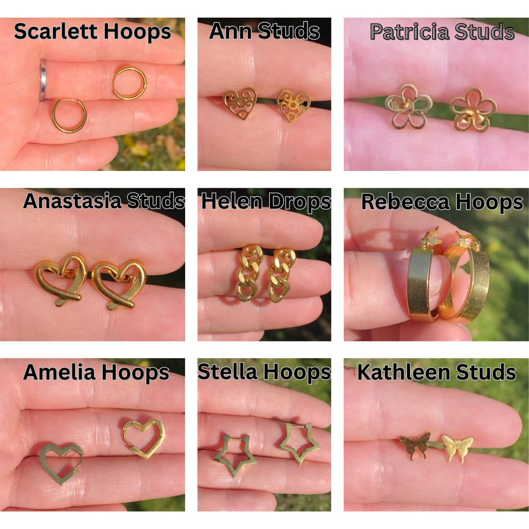Mega Earring Mystery box - 3 pairs of earrings