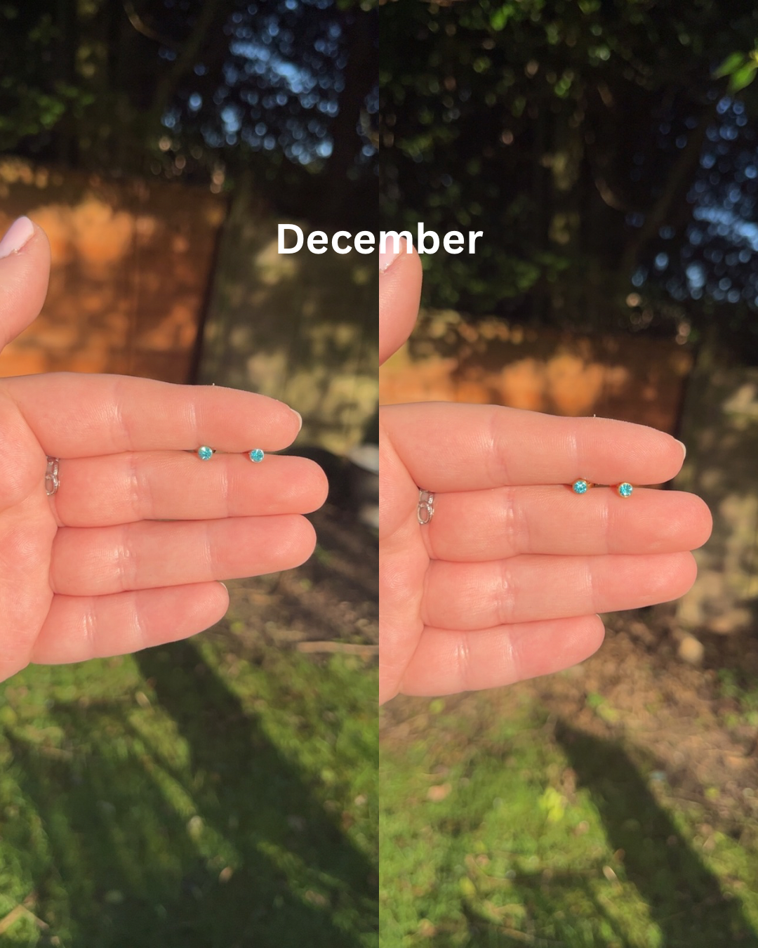 Joanna Birthstone Studs