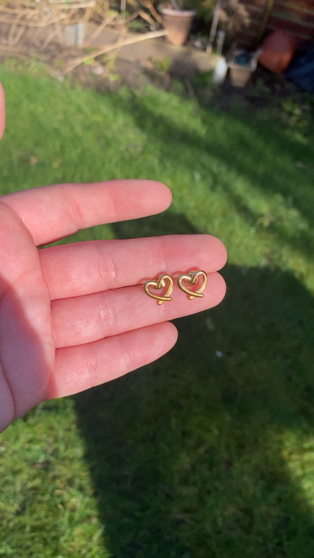 Anastasia Studs - Love Heart stud earrings