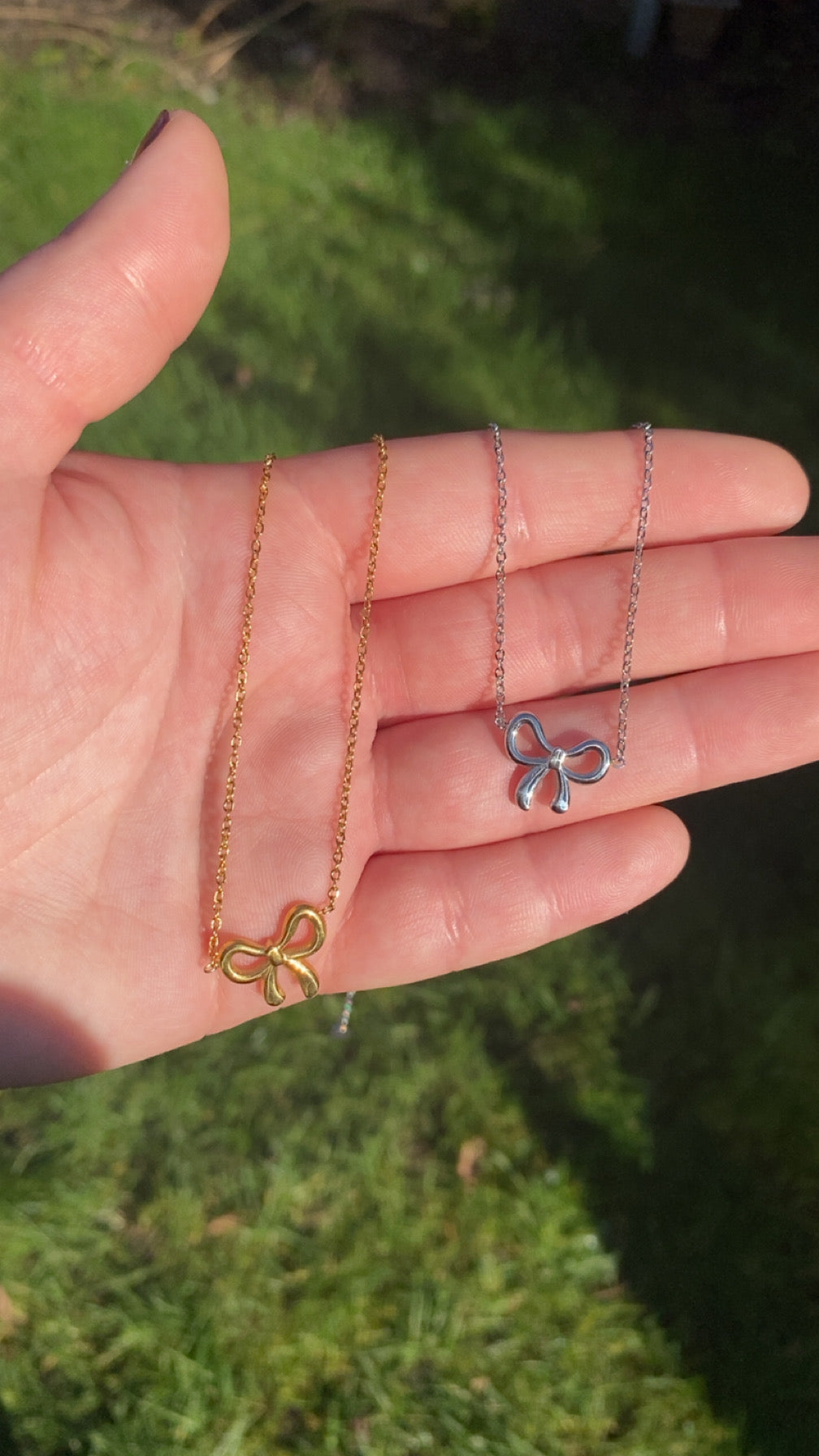 Florence Necklace - Bow Necklace