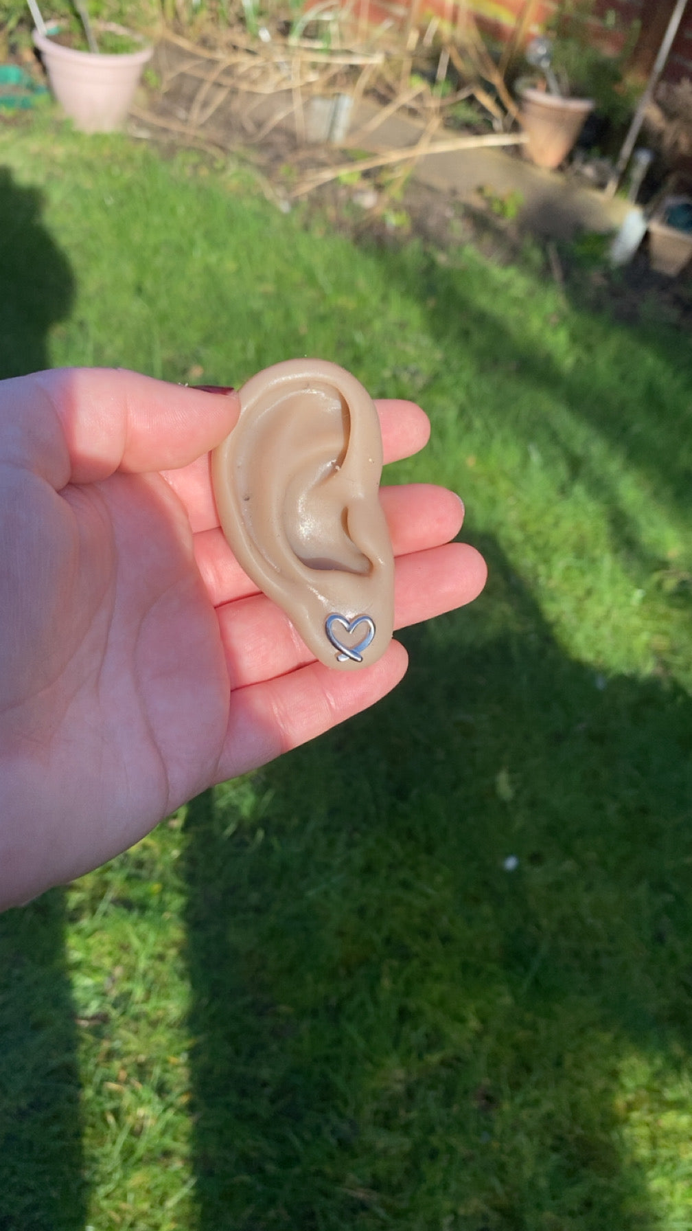Anastasia Studs - Love Heart stud earrings