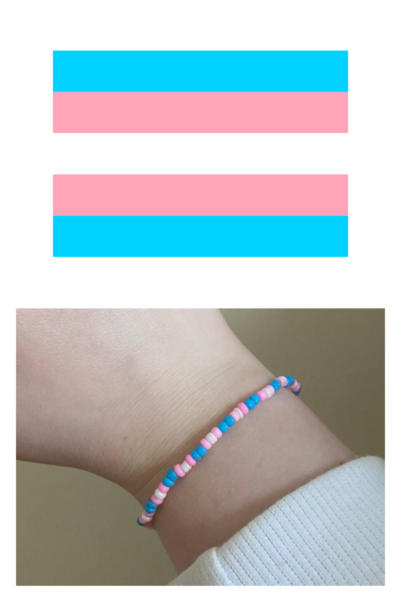 Pride Flag Beaded Bracelets