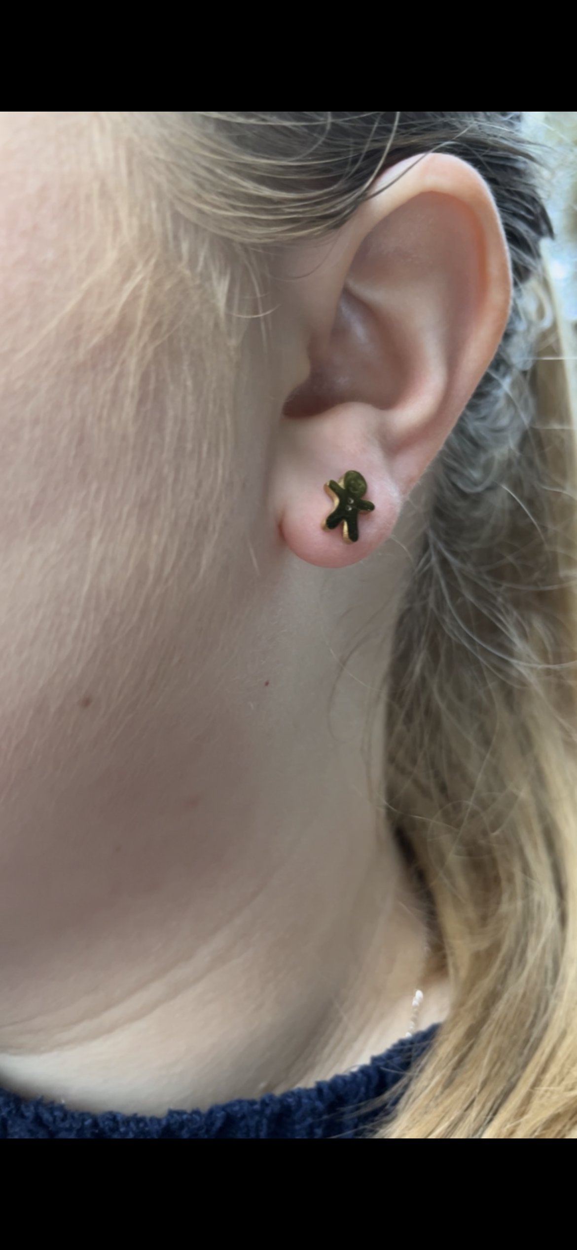 Gingerbread Men Studs