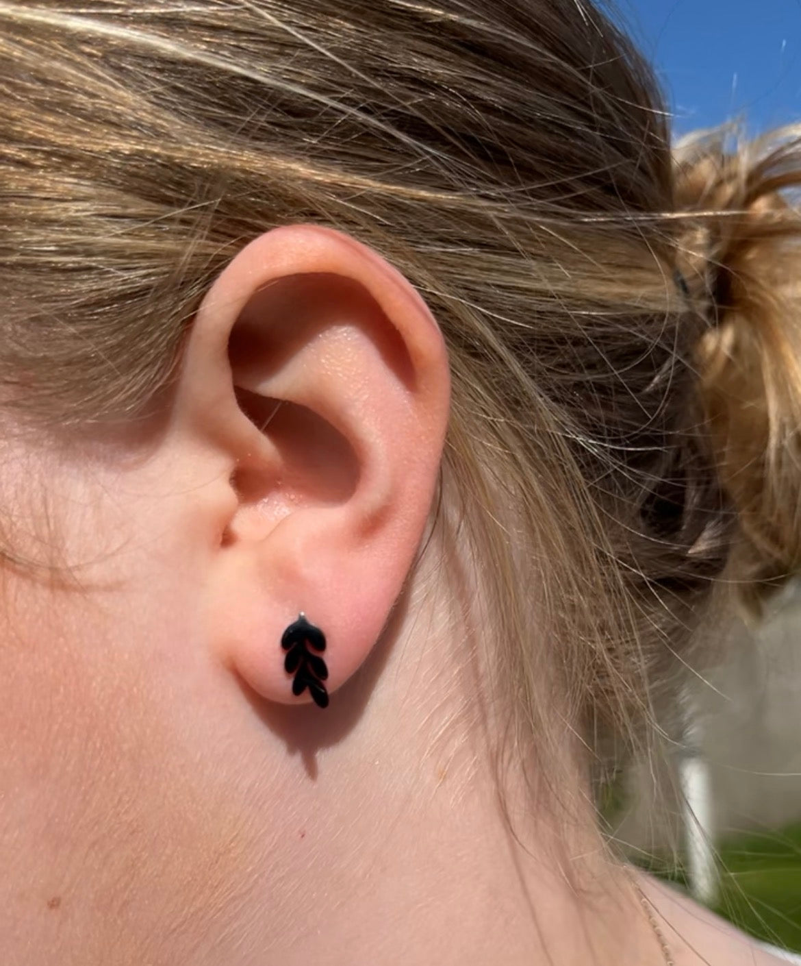 Louise Leaf Studs