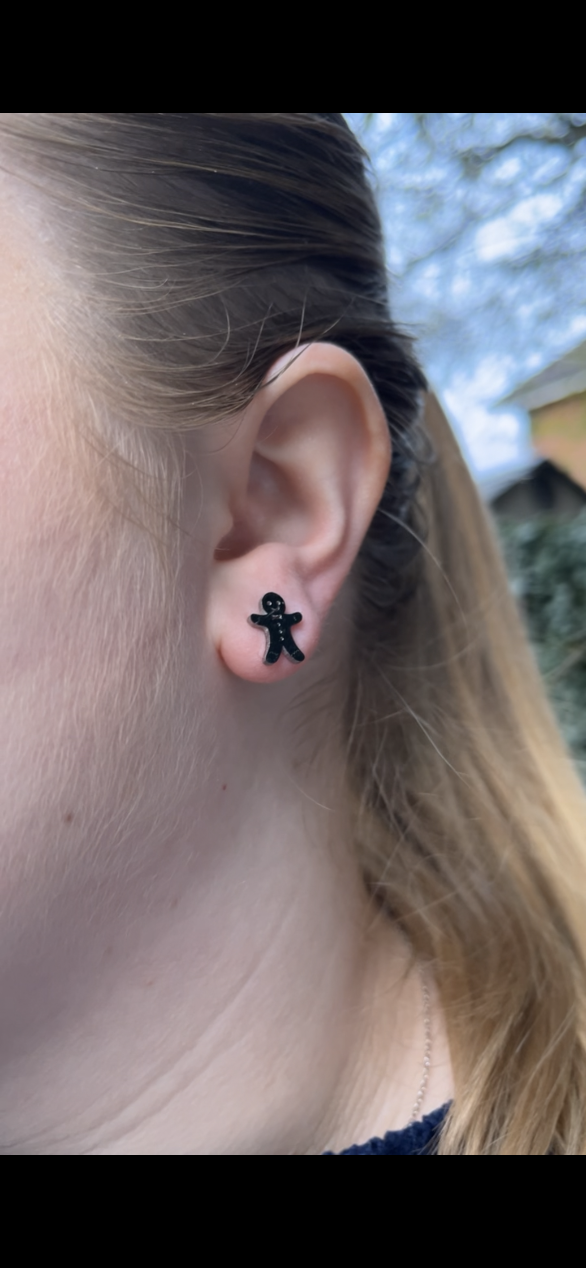 Gingerbread Men Studs