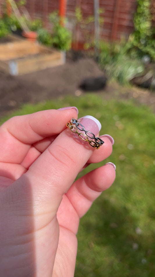 Cerys Ring - Chain Ring