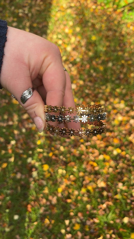 Megan Bangle - Flower Bangle