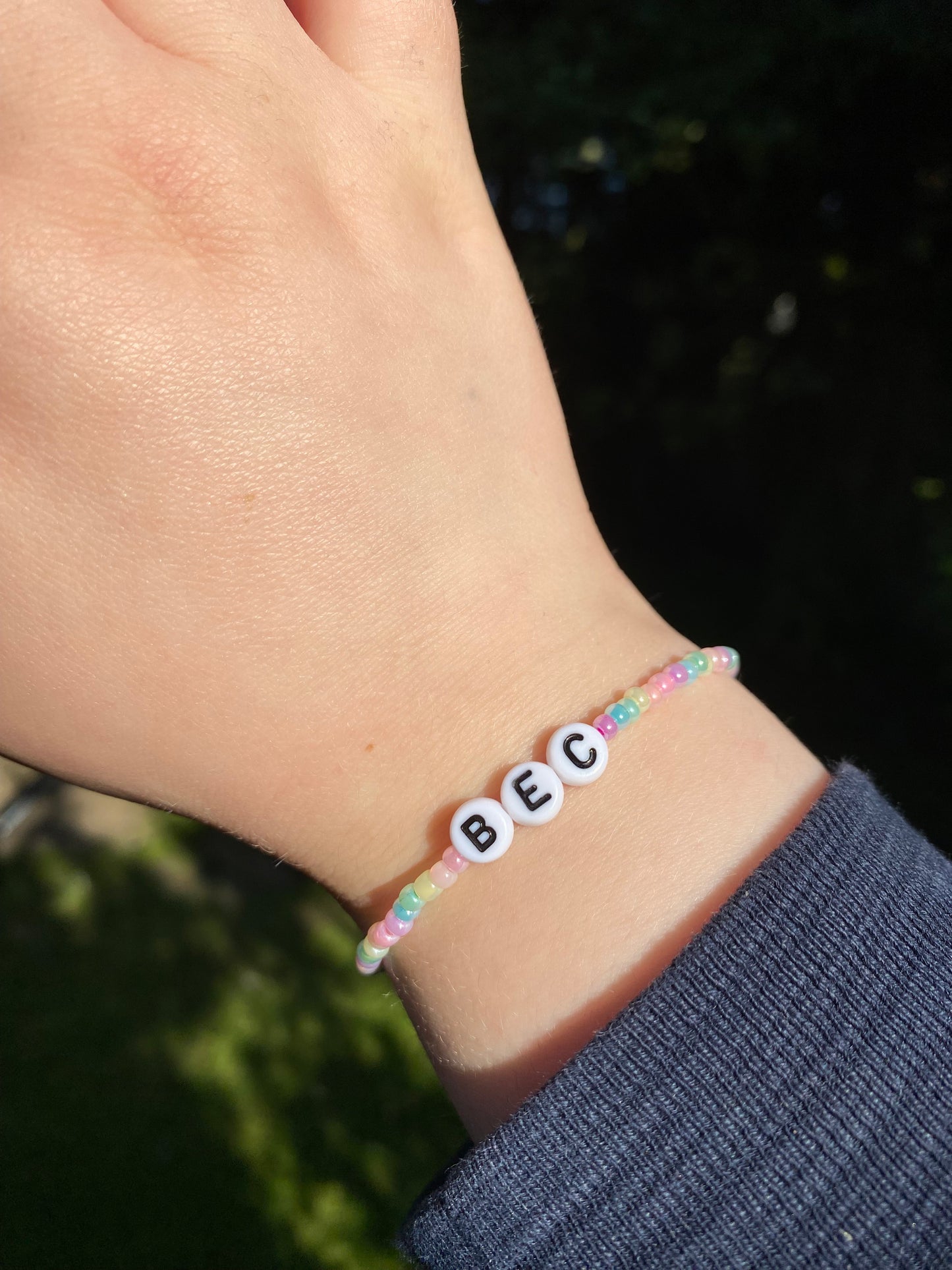 Customised Beaded Bracelet