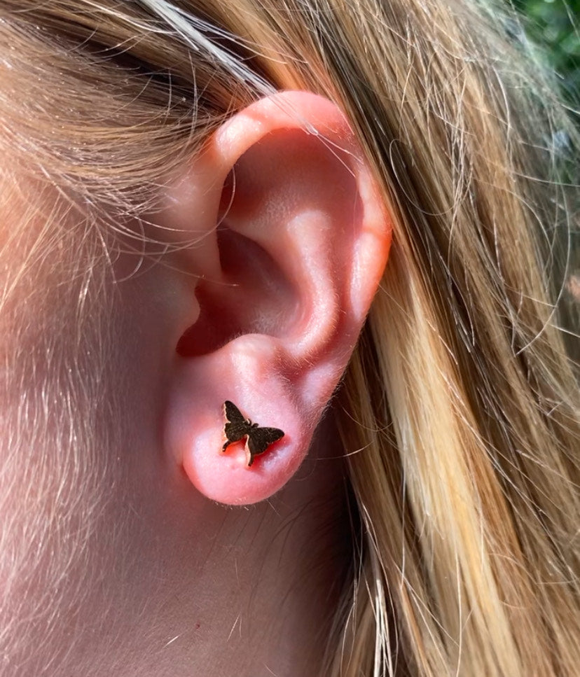 Kathleen Studs - Butterfly stud earrings