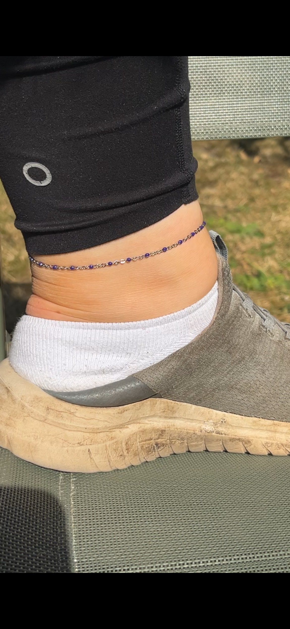 Isabella Anklet - Coloured Bead Anklet