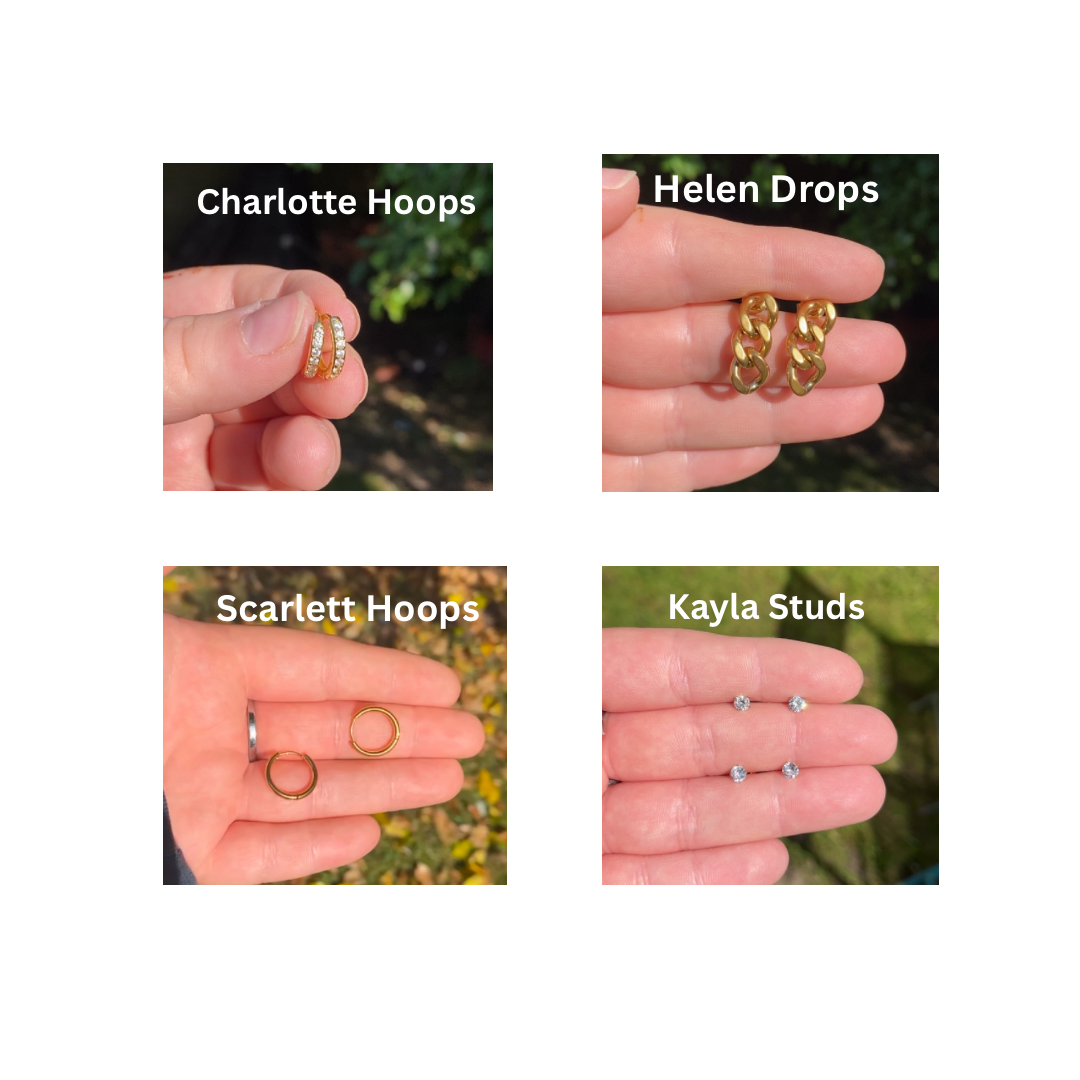 Mega Earring Mystery box - 3 pairs of earrings