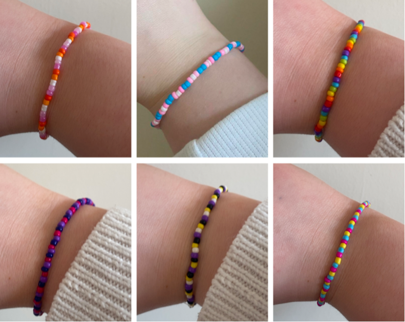 Pride Flag Beaded Bracelets