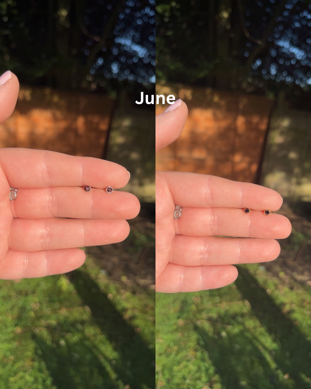 Joanna Birthstone Studs