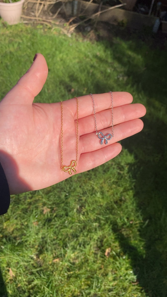 Florence Necklace - Bow Necklace