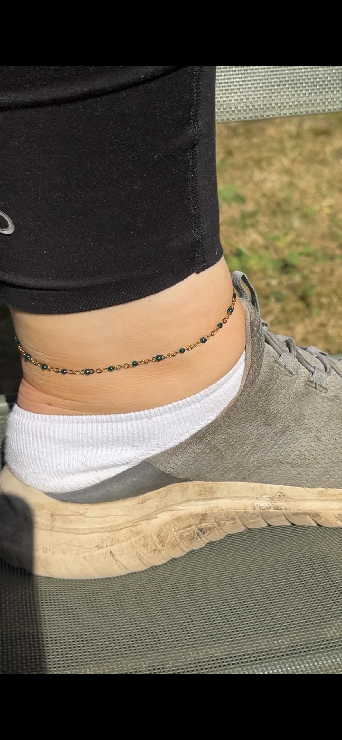 Isabella Anklet - Coloured Bead Anklet