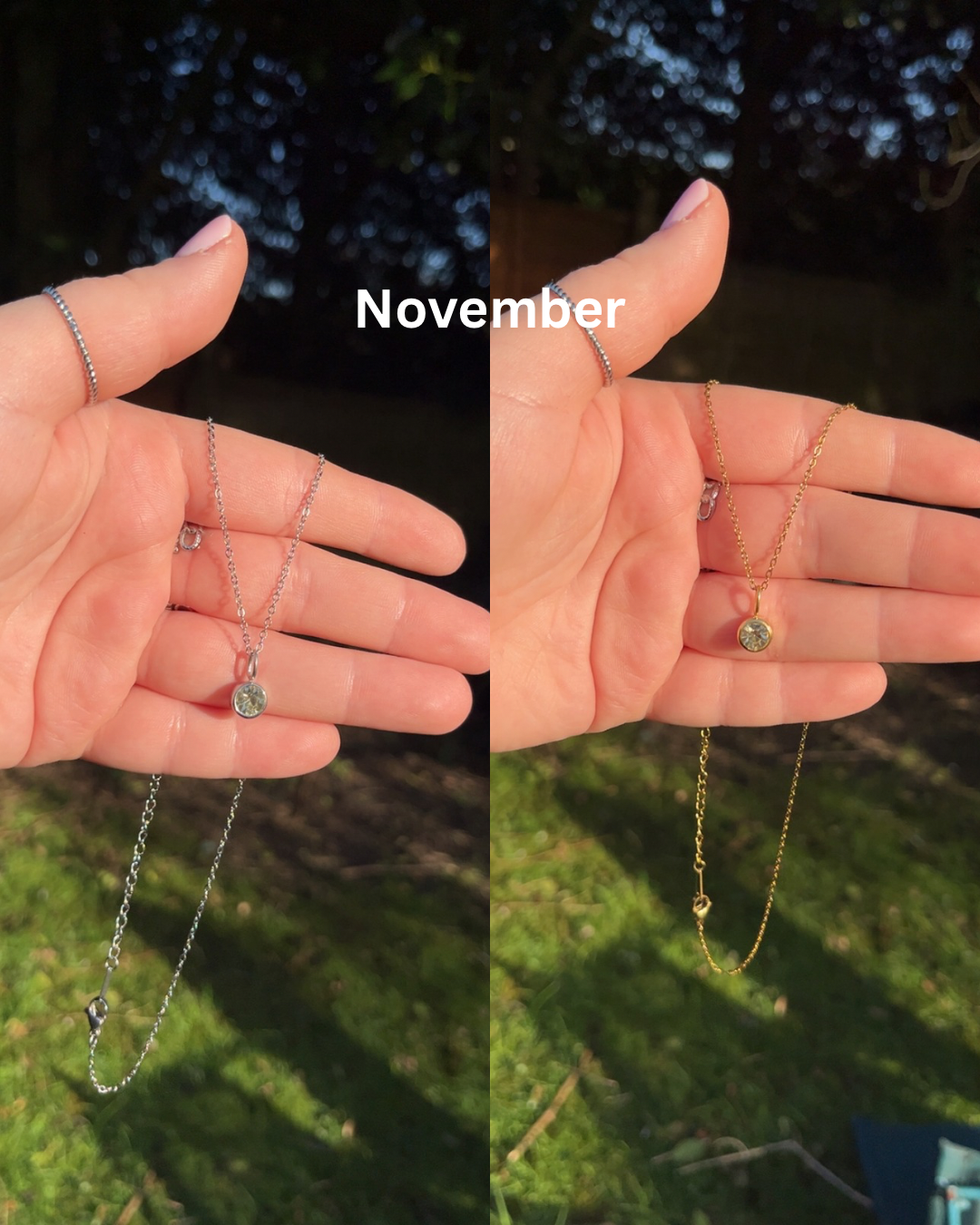 Joanna Birthstone Necklace