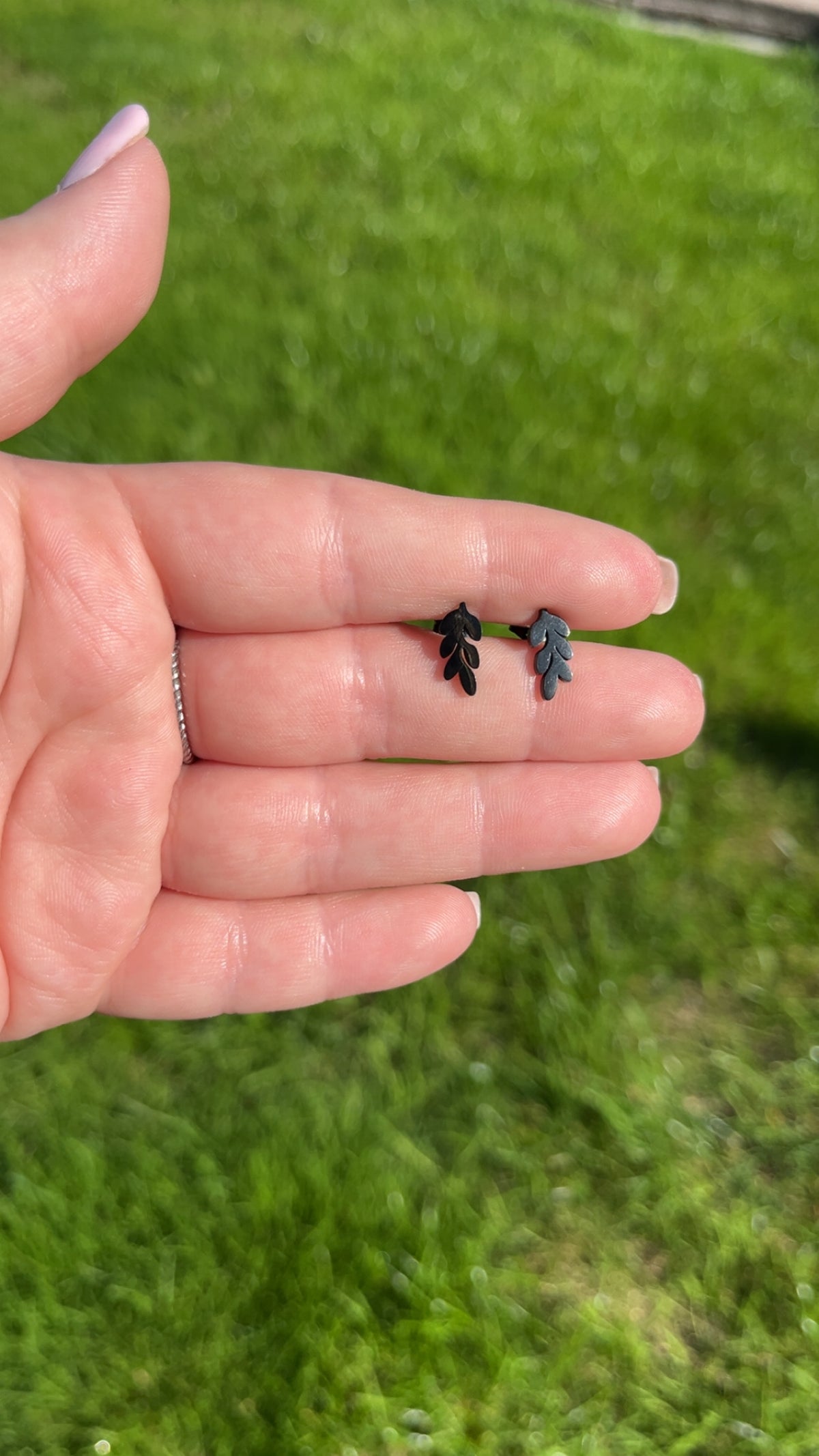 Louise Leaf Studs