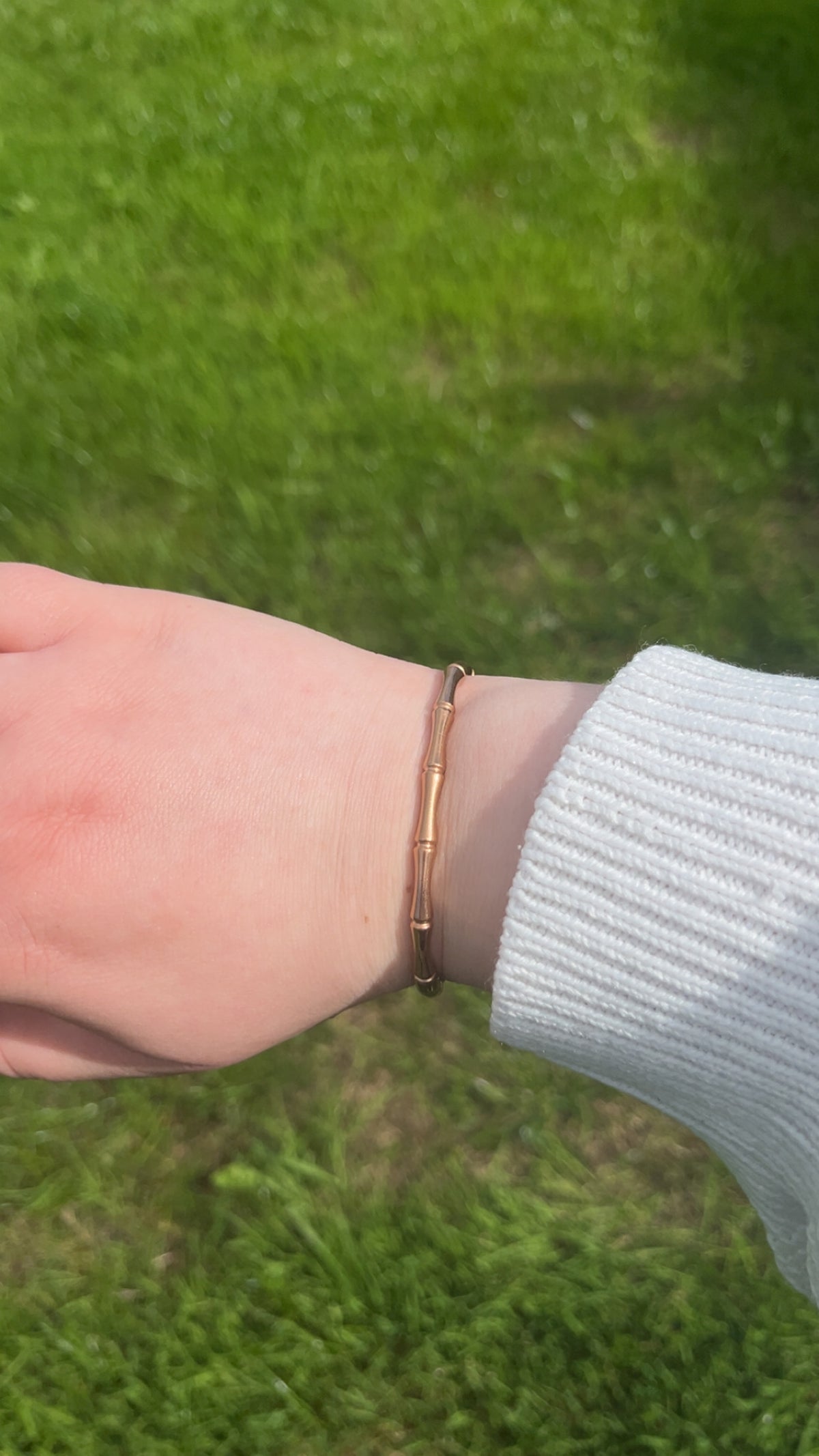 Mia Bangle - Bamboo style Bangle