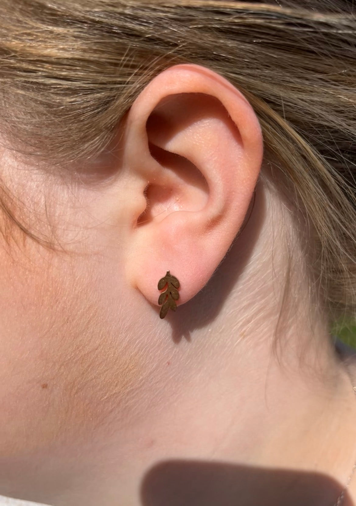 Louise Leaf Studs