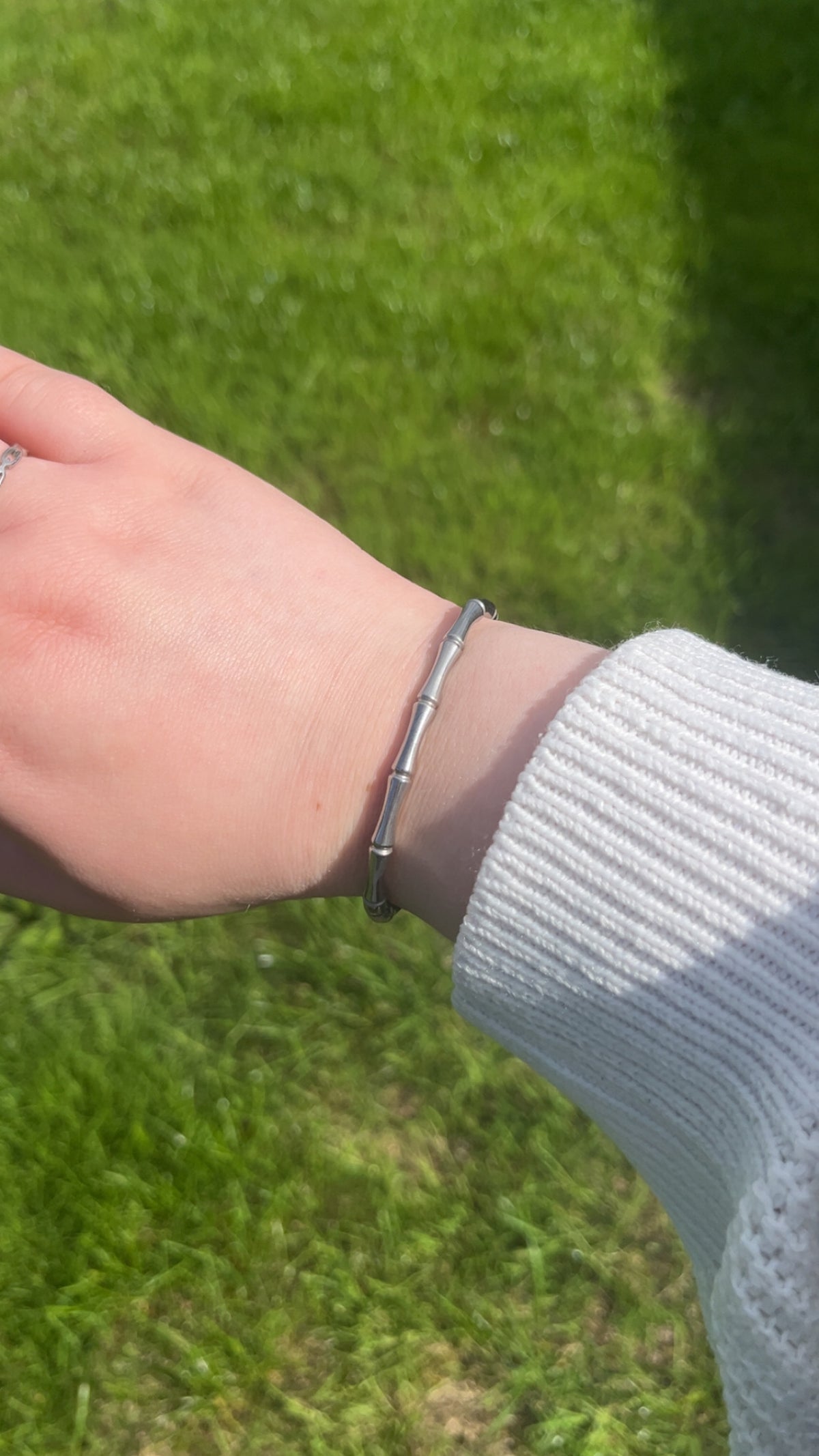 Mia Bangle - Bamboo style Bangle