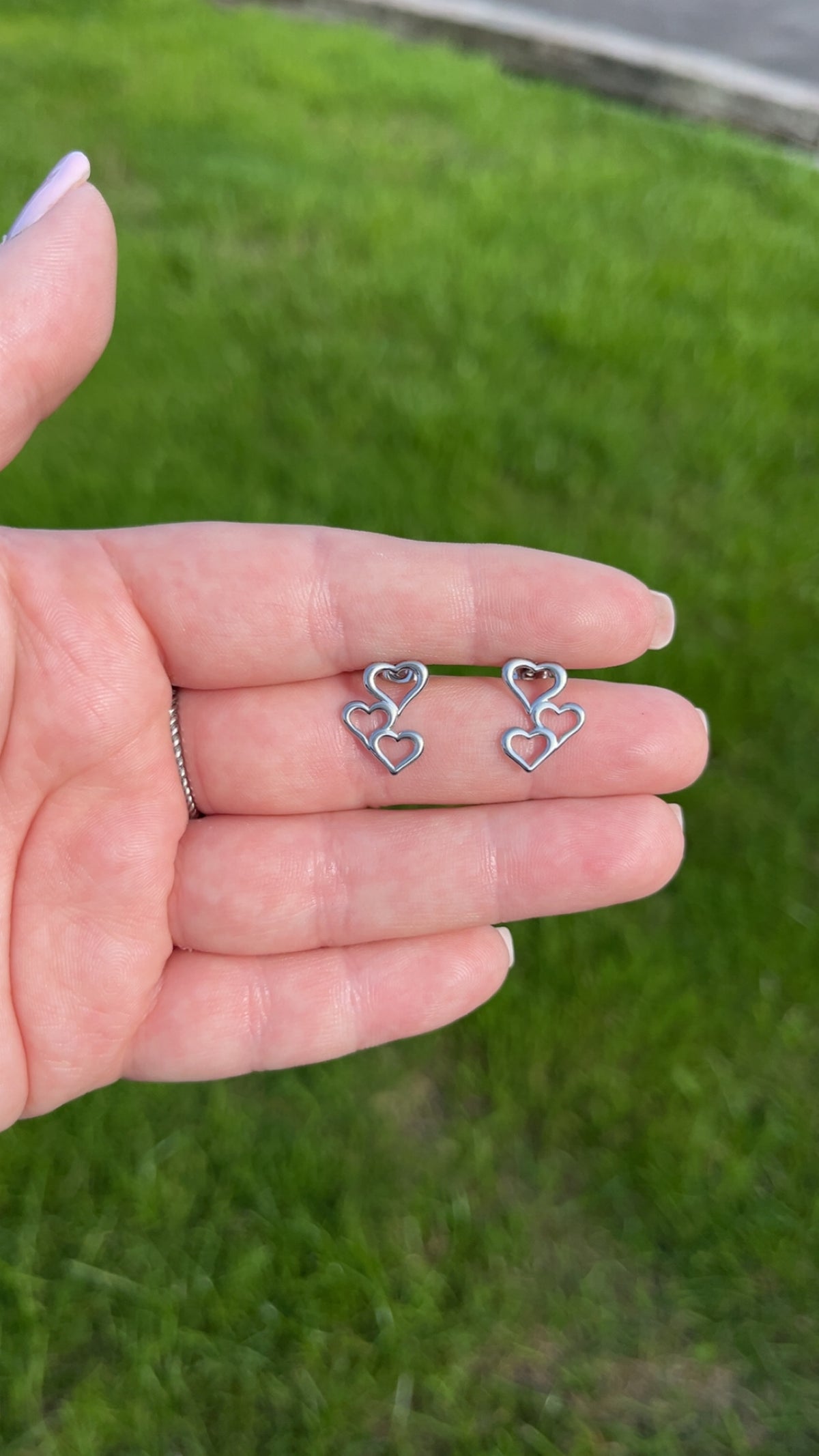 Rachel Stud Drop Earrings