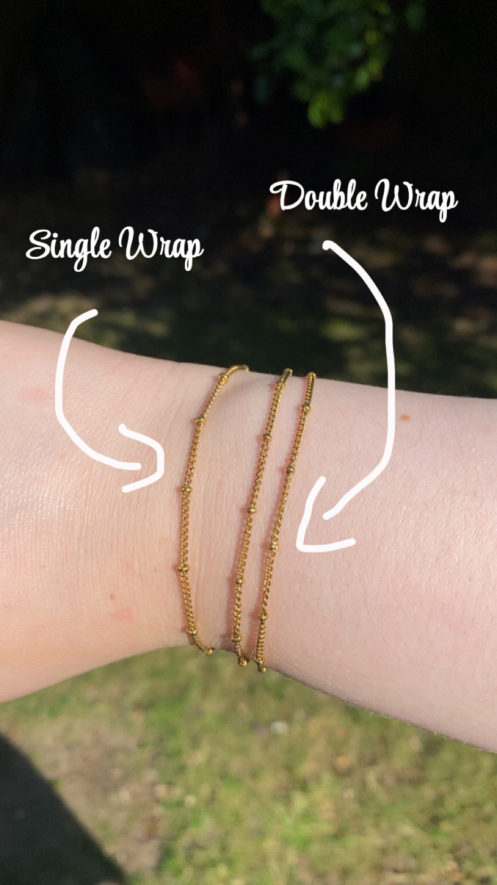 Roksana Bracelet - Single and Double chain available