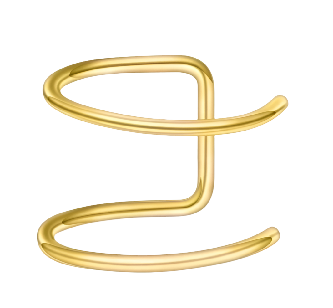 Clip on ear cuff