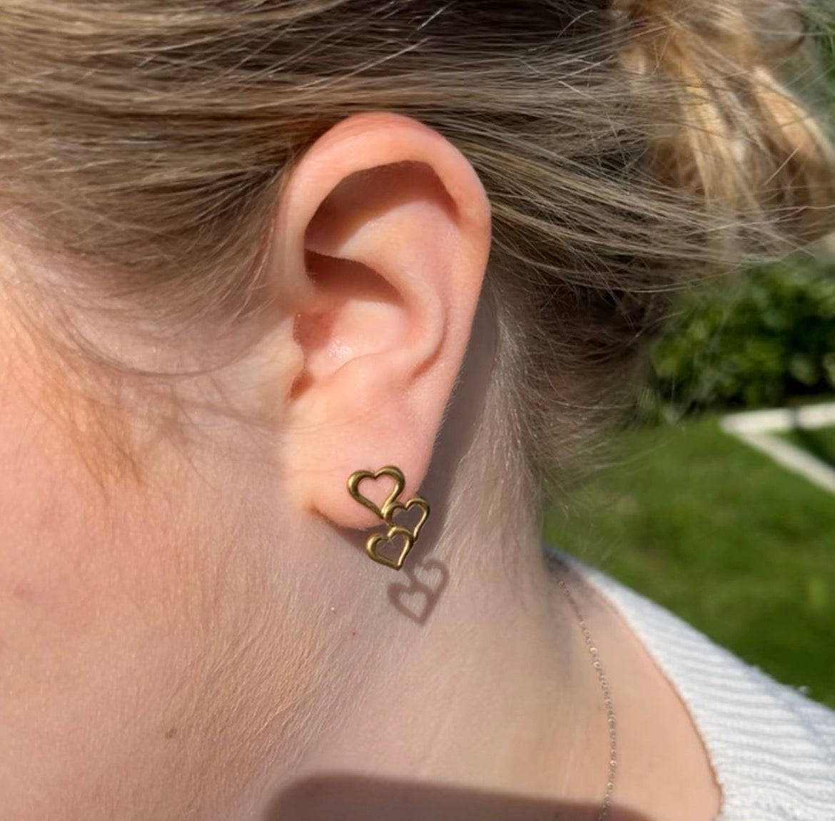 Rachel Stud Drop Earrings
