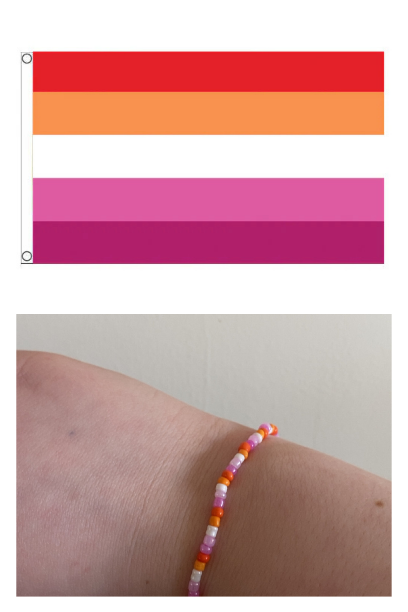 Pride Flag Beaded Bracelets
