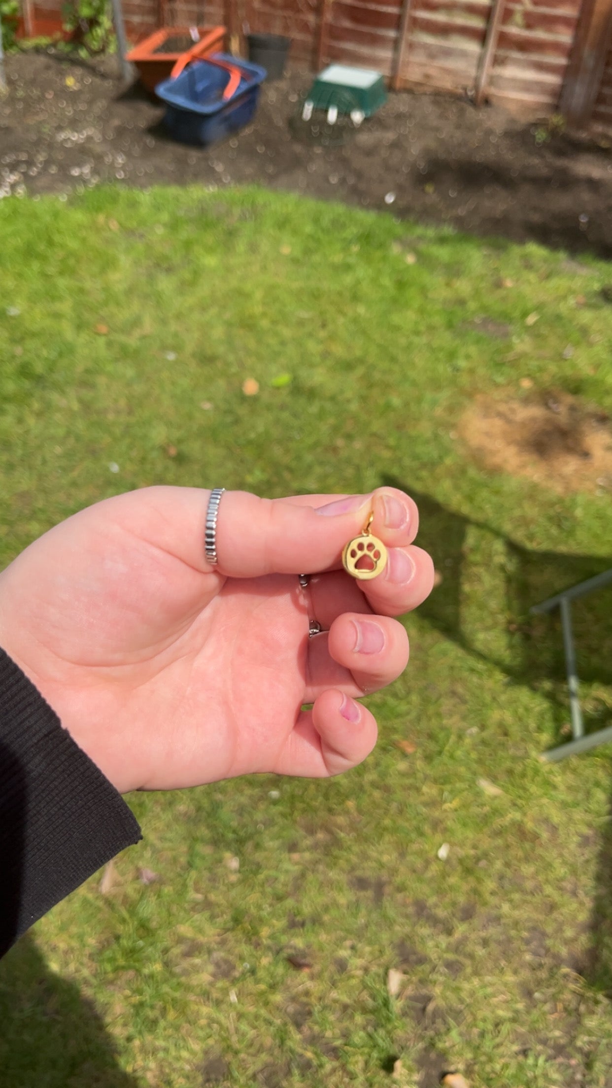 Molly Pendant - Paw Print Pendant