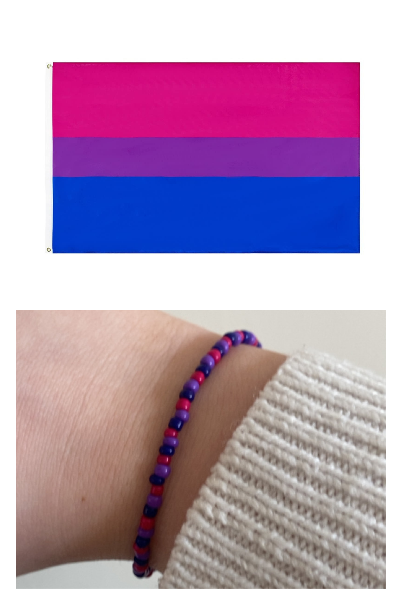 Pride Flag Beaded Bracelets