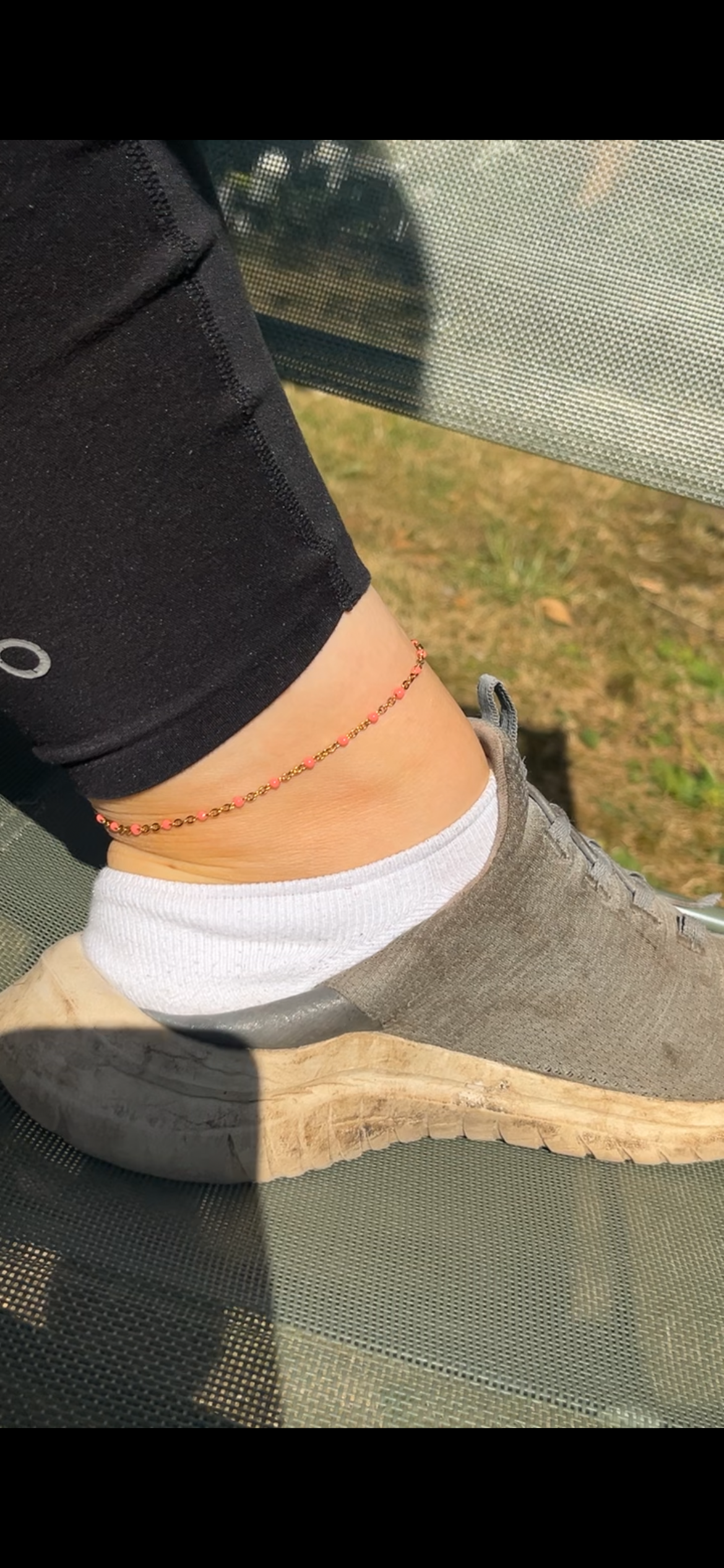 Isabella Anklet - Coloured Bead Anklet