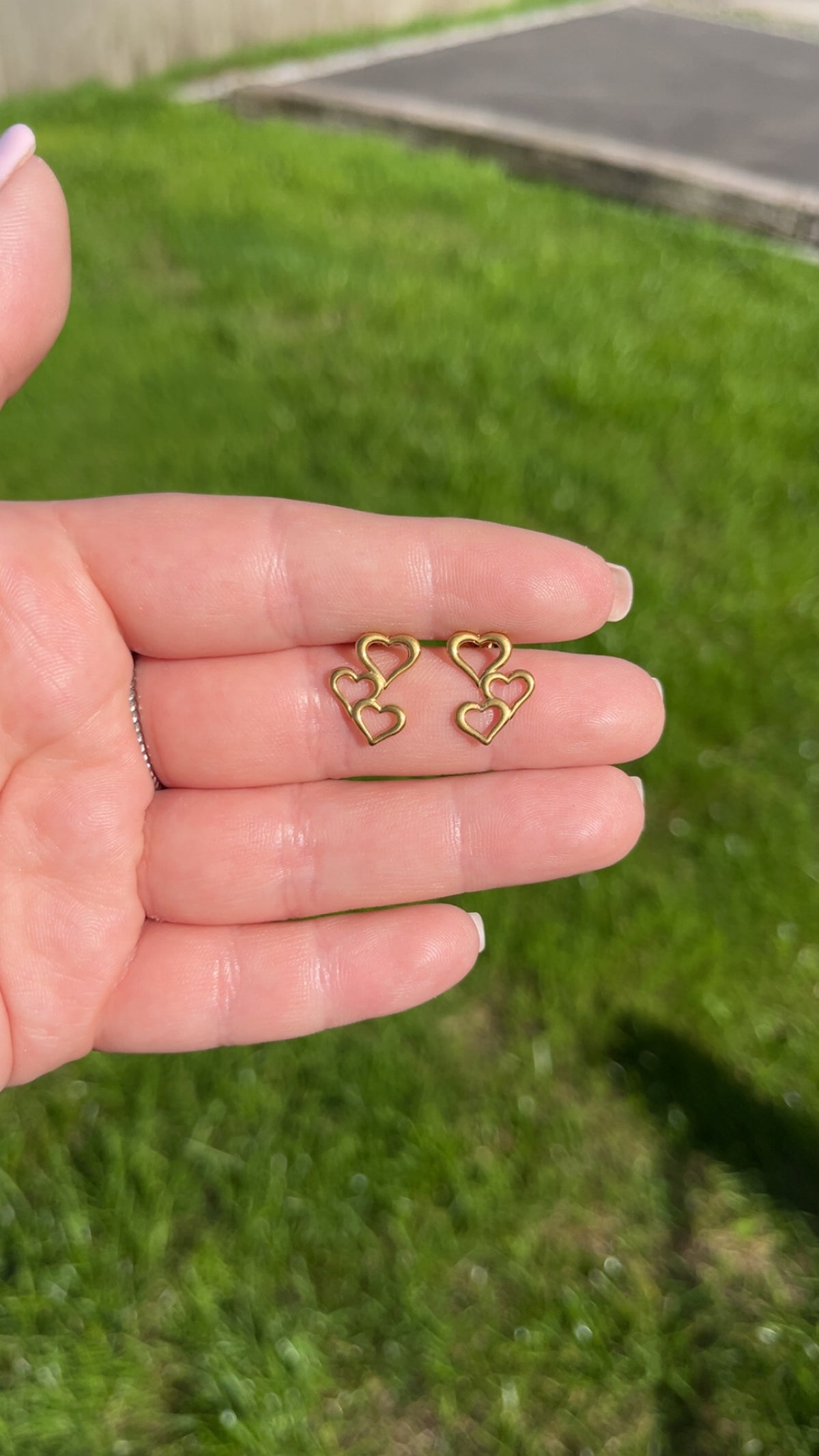 Rachel Stud Drop Earrings