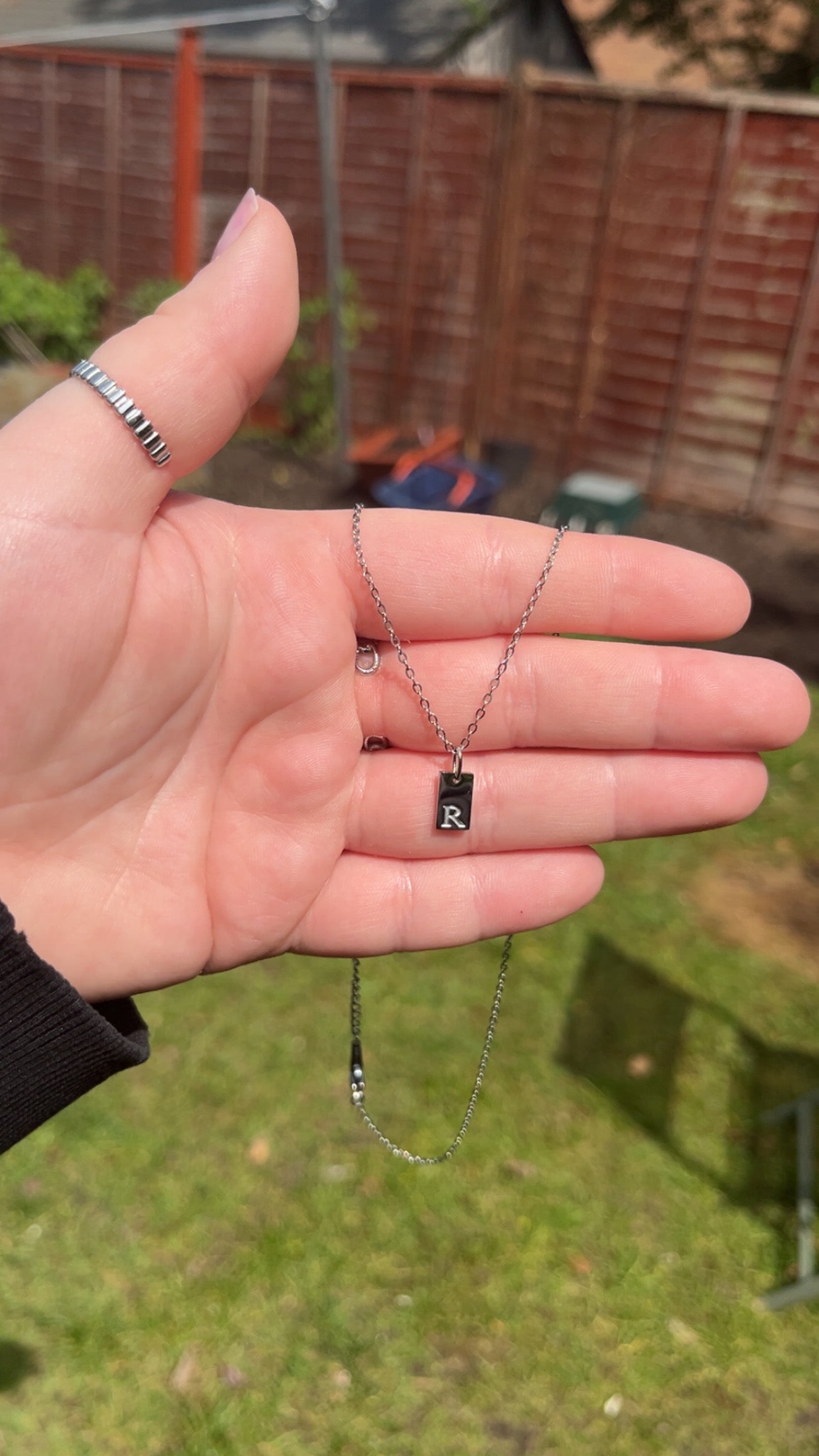 Jordana Necklace - Letter Necklace