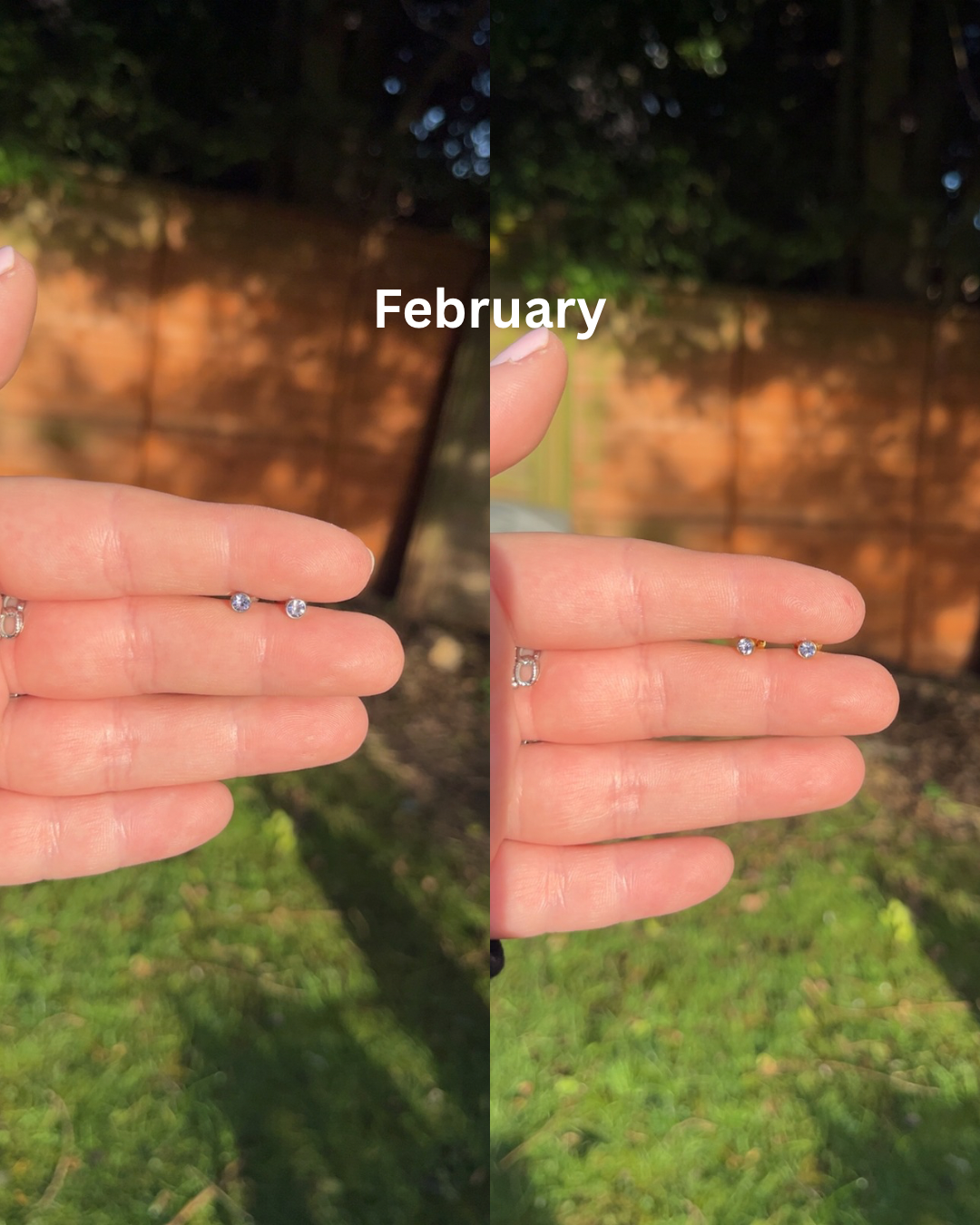 Joanna Birthstone Studs