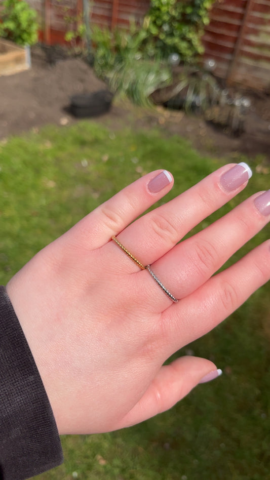 Emily Ring - Twisted Rope Ring