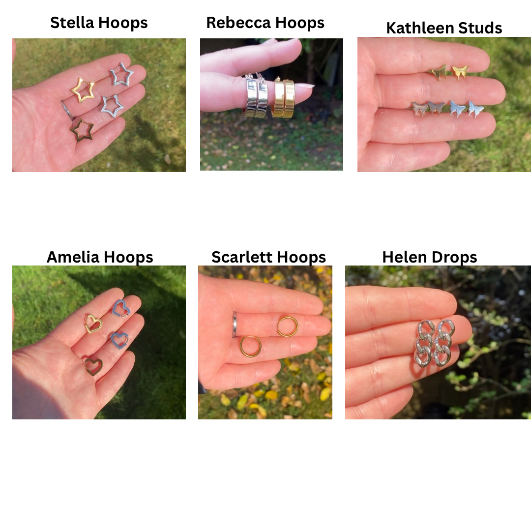 Mega Earring Mystery box - 3 pairs of earrings