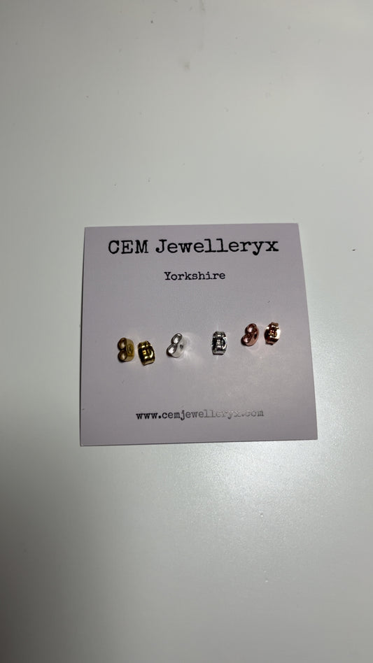 10 Butterfly Backs (5 pairs) - ADD ON ITEM ONLY!